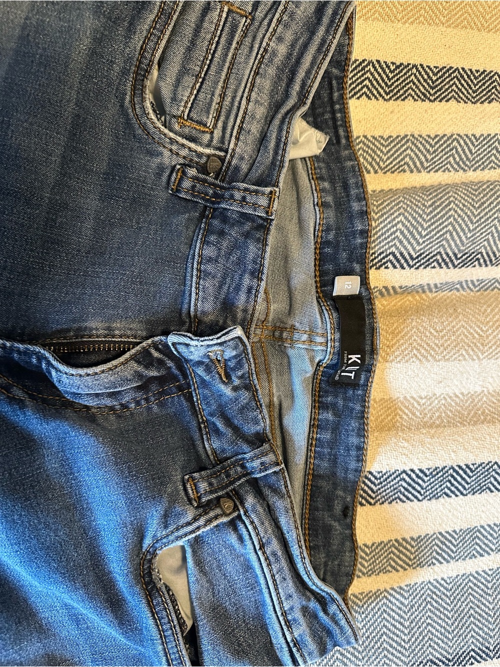Kut from the Kloth women’s size 12 Blue Slim Jeans